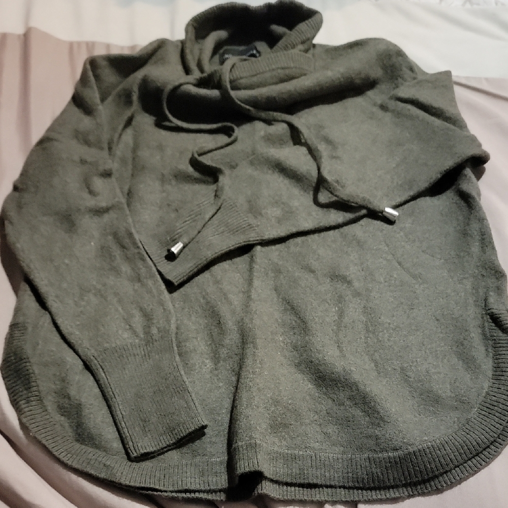 Cynthia Rowley Forest Green Turtleneck Sweater